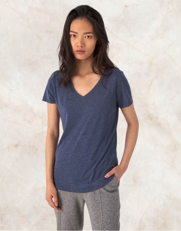 BCTW058 - B&C BE INSPIRED - T-shirt V-Neck Triblend femmeBCTW058 - B&C BE INSPIRED - T-Shirt FemmeB&C